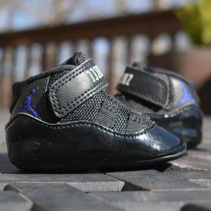 Nike Air Jordan 11 Crib/Bootie 'Space Jam' 378049-003 Baby Size 1C